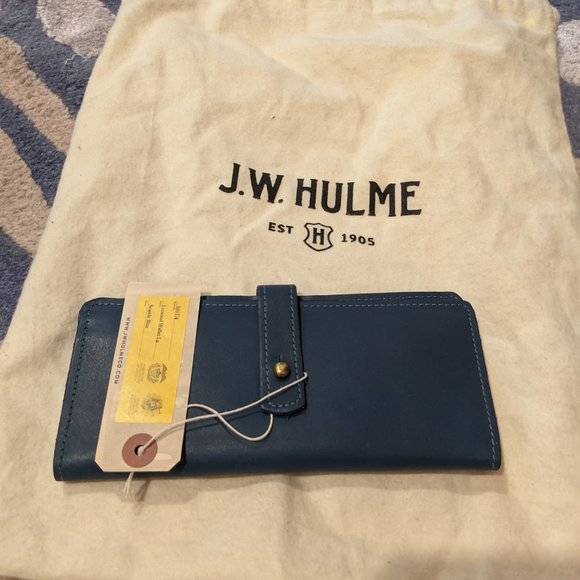JW Hulme linwood wallet (blue or black)- NWT - Picture 5 of 11